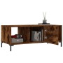 Mesa de centro madera contrachapada roble ahumado 102x50x40 cm by , Coffee table - Ref: Foro24-829305, Price: 68,53 €, Discou...