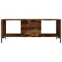 Mesa de centro madera contrachapada roble ahumado 102x50x40 cm by , Coffee table - Ref: Foro24-829305, Price: 68,53 €, Discou...