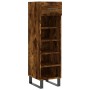 Zapatero madera de ingeniería roble ahumado 30x35x105 cm by , Closets and storage - Ref: Foro24-829705, Price: 61,87 €, Disco...
