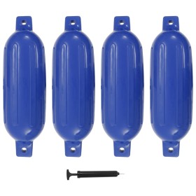 Parachoques para barco 4 unidades PVC azul 58,5x16,5 cm von , Anlegen und Ankern - Ref: Foro24-92378, Preis: 73,83 €, Rabatt: %