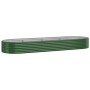 Jardinera arriate acero recubrimiento polvo verde 322x100x36 cm von , Töpfe und Pflanzgefäße - Ref: Foro24-318998, Preis: 63,...