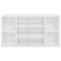 Banco zapatero madera contrachapada blanco brillo 103x30x54,5cm by , Shoe racks and shoe organizers - Ref: Foro24-803296, Pri...