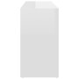Banco zapatero madera contrachapada blanco brillo 103x30x54,5cm by , Shoe racks and shoe organizers - Ref: Foro24-803296, Pri...