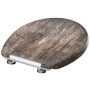 SCHÜTTE Asiento de WC duroplast con cierre suave estampado OLD WOOD von , Toiletten- und Bidetsitze - Ref: Foro24-435103, Pre...