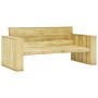 Set de sofás jardín 2 piezas con cojines madera pino impregnada by , Garden sets - Ref: Foro24-3065777, Price: 503,89 €, Disc...