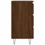 Mesitas noche 2 uds madera ingeniería marrón roble 40x35x69 cm de , Mesitas de noche - Ref: Foro24-826939, Precio: 68,35 €, D...