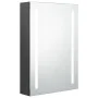 Bathroom cabinet with mirror and LED light gray 50x13x70 cm by vidaXL, bathroom vanities - Ref: Foro24-326497, Price: 107,69 ...