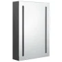 Bathroom cabinet with mirror and LED light gray 50x13x70 cm by vidaXL, bathroom vanities - Ref: Foro24-326497, Price: 107,69 ...