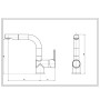SCHÜTTE Grifo mezclador de lavabo con ducha extraíble LONDON cromado von , Wasserhähne - Ref: Foro24-434558, Preis: 98,93 €, ...