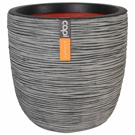 Capi Macetero Nature Rib gris antracita 43x41 cm KOFZ933 von , Töpfe und Pflanzgefäße - Ref: Foro24-424243, Preis: 96,11 €, R...