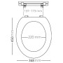 RIDDER Asiento de inodoro de cierre suave Premium blanco A0070700 von , Mobilität und Zugänglichkeit - Ref: Foro24-421609, Pr...