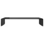 Soporte para TV/Elevador monitor cristal negro 70x30x13 cm von , TV-Möbel - Ref: Foro24-244136, Preis: 93,92 €, Rabatt: %