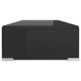 Soporte para TV/Elevador monitor cristal negro 70x30x13 cm von , TV-Möbel - Ref: Foro24-244136, Preis: 93,92 €, Rabatt: %