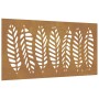 Adorno de pared de jardín acero corten diseño de hoja 105x55 cm von , Poster, Drucke und visuelle Kunst - Ref: Foro24-824500,...
