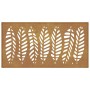 Adorno de pared de jardín acero corten diseño de hoja 105x55 cm von , Poster, Drucke und visuelle Kunst - Ref: Foro24-824500,...