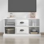 Mueble de TV madera contrachapada blanco brillo 99,5x35,5x48 cm von , TV-Möbel - Ref: Foro24-816274, Preis: 74,68 €, Rabatt: %