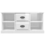 Mueble de TV madera contrachapada blanco brillo 99,5x35,5x48 cm von , TV-Möbel - Ref: Foro24-816274, Preis: 74,68 €, Rabatt: %