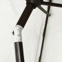 Sombrilla con palo de acero blanca arena 3 m by , Umbrellas - Ref: Foro24-40770, Price: 63,98 €, Discount: %