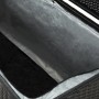 Caja de almacenaje de jardín ratán sintético negro 200x50x60 cm von , Aufbewahrungsboxen für den Außenbereich - Ref: Foro24-4...