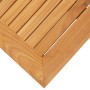 Mesa auxiliar jardín teca maciza y acero inoxidable 45x45x38cm von , Gartentische - Ref: Foro24-46512, Preis: 96,15 €, Rabatt: %