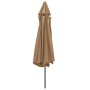 Sombrilla de jardín con palo de metal taupe 390 cm by , Umbrellas - Ref: Foro24-47381, Price: 78,00 €, Discount: %