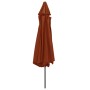 Sombrilla de jardín con palo de metal terracota 390 cm by , Umbrellas - Ref: Foro24-47383, Price: 88,43 €, Discount: %