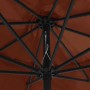 Sombrilla de jardín con palo de metal terracota 390 cm by , Umbrellas - Ref: Foro24-47383, Price: 88,43 €, Discount: %