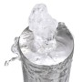 Fuente de jardín de acero inoxidable plateado 48x34x88 cm by , Fountains and waterfalls - Ref: Foro24-48090, Price: 356,01 €,...