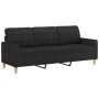 Juego de sofás con cojines 4 piezas tela negro by , Sofas - Ref: Foro24-3201270, Price: 683,83 €, Discount: %