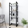 Estantería 4 niveles madera contrachapada blanco 60x30x140 cm von , Bücherregale und Regale - Ref: Foro24-806437, Preis: 65,4...