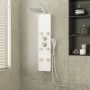 Panel ducha de vidrio 25x47,5x130 cm blanco von , Strahldüsen für Badewannen und Duschen - Ref: Foro24-151419, Preis: 203,51 ...