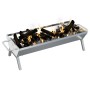 Bandeja para barbacoa acero inoxidable plateado 118x42x30,5 cm de , Barbacoas - Ref: Foro24-319969, Precio: 87,16 €, Descuent...