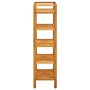 Zapatero con 5 estantes madera maciza de roble 50x27x100 cm by , Shoe racks and shoe organizers - Ref: Foro24-331747, Price: ...