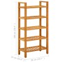 Zapatero con 5 estantes madera maciza de roble 50x27x100 cm by , Shoe racks and shoe organizers - Ref: Foro24-331747, Price: ...