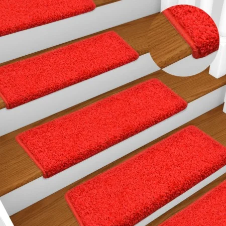 Stufenmatten 10 Stück rot 65x21x4 cm von vidaXL, Treppenmatten - Ref: Foro24-149829, Preis: 54,98 €, Rabatt: %