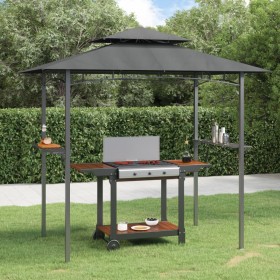 Cenador barbacoa estante lateral acero antracita 240x150x243 cm von , Zelte und Pavillons - Ref: Foro24-360140, Preis: 185,19...
