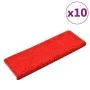 Stufenmatten 10 Stück rot 65x21x4 cm von vidaXL, Treppenmatten - Ref: Foro24-149829, Preis: 54,98 €, Rabatt: %