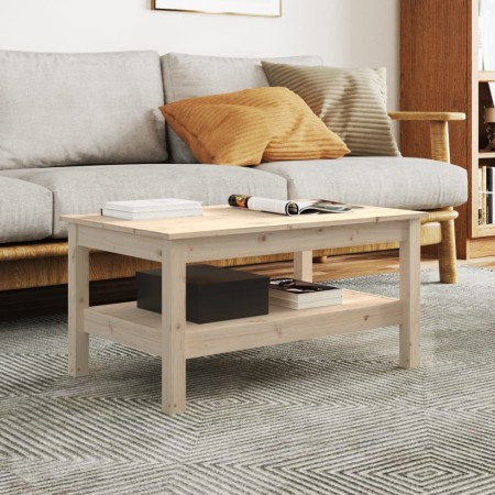 Mesa de centro de madera maciza de pino 80x50x40 cm by , Coffee table - Ref: Foro24-814284, Price: 84,55 €, Discount: %