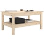 Mesa de centro de madera maciza de pino 80x50x40 cm by , Coffee table - Ref: Foro24-814284, Price: 84,55 €, Discount: %