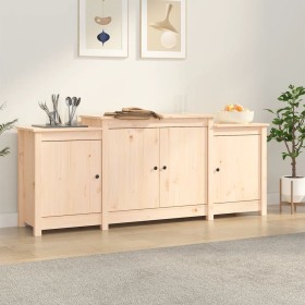 Aparador de madera maciza de pino 164x37x68 cm de , Aparadores - Ref: Foro24-821492, Precio: 163,04 €, Descuento: %