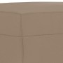 Reposapiés de cuero sintético color capuchino 70x55x41 cm by , Ottomans - Ref: Foro24-349316, Price: 65,11 €, Discount: %
