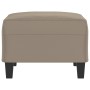 Reposapiés tela de microfibra gris taupé 70x55x41 cm von , Osmanen - Ref: Foro24-349361, Preis: 60,44 €, Rabatt: %
