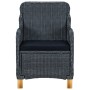 Dunkelgraues 5-teiliges Garten-Essset von vidaXL, Gartensets - Ref: Foro24-3067757, Preis: 533,99 €, Rabatt: %