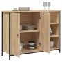 Aparador de madera de ingeniería roble Sonoma 100x33x75 cm von , Sideboards - Ref: Foro24-835550, Preis: 91,40 €, Rabatt: %