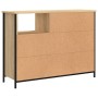 Aparador de madera de ingeniería roble Sonoma 100x33x75 cm de , Aparadores - Ref: Foro24-835550, Precio: 88,34 €