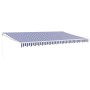 Toldo retráctil aluminio y tela azul y blanco 5x3 m von , Markisen - Ref: Foro24-3154425, Preis: 348,32 €, Rabatt: %