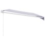 Toldo retráctil aluminio y tela azul y blanco 5x3 m von , Markisen - Ref: Foro24-3154425, Preis: 348,32 €, Rabatt: %