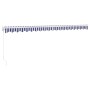 Toldo retráctil aluminio y tela azul y blanco 5x3 m von , Markisen - Ref: Foro24-3154425, Preis: 348,32 €, Rabatt: %