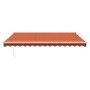 Toldo retráctil aluminio y tela naranja y marrón 4,5x3 m von , Markisen - Ref: Foro24-3154444, Preis: 312,49 €, Rabatt: %