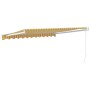 Toldo retráctil aluminio y tela blanco y amarillo 3x2,5 m by , Awnings - Ref: Foro24-3154431, Price: 195,49 €, Discount: %